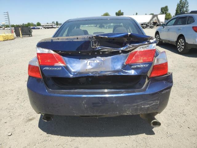 1HGCR2F5XEA022026 - 2014 HONDA ACCORD SPORT BLUE photo 6