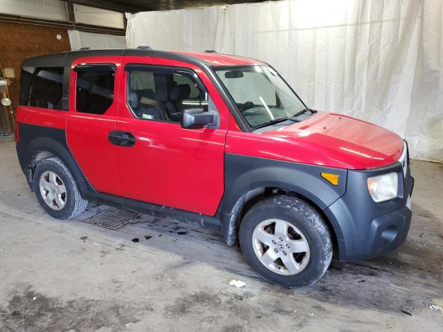 5J6YH286X5L031174 - 2005 HONDA ELEMENT EX RED photo 4