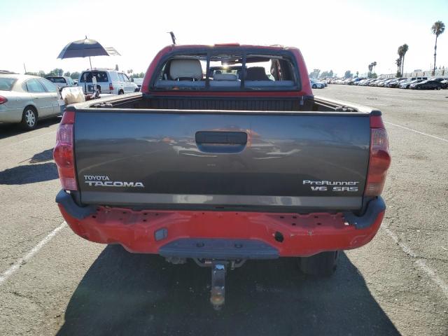 5TEJU62NX5Z072836 - 2005 TOYOTA TACOMA DOUBLE CAB PRERUNNER RED photo 6
