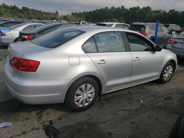 3VW1K7AJ5BM305697 - 2011 VOLKSWAGEN JETTA BASE 银色 照片 3