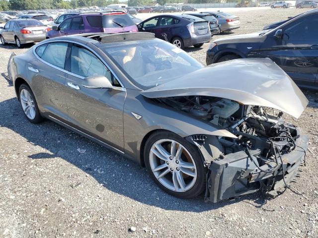 5YJSA1E2XGF130756 - 2016 TESLA MODEL S Qəhvəyi foto 4