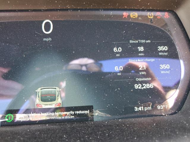 5YJSA1E2XGF130756 - 2016 TESLA MODEL S Qəhvəyi foto 9