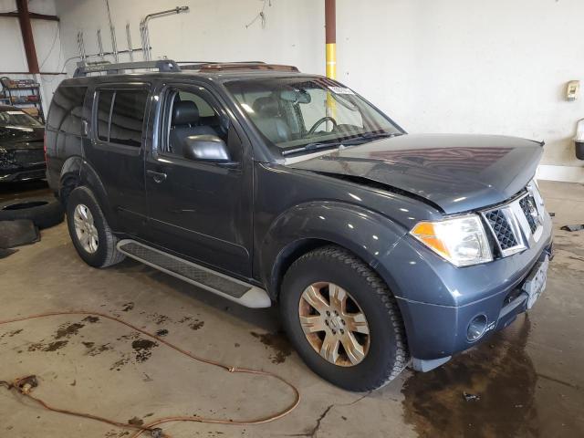 5N1AR18W66C667683 - 2006 NISSAN PATHFINDER LE BLUE photo 4