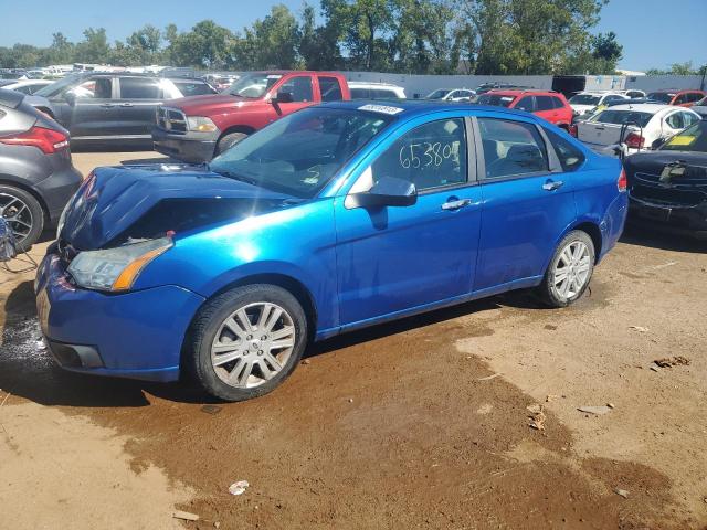 1FAHP3HN9BW179743 - 2011 FORD FOCUS SEL BLUE photo 1