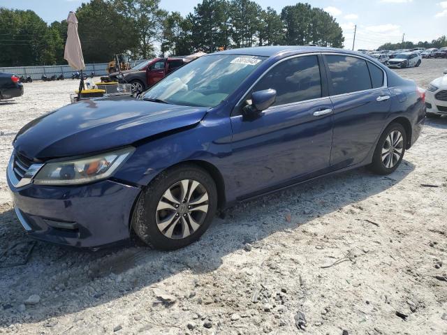 1HGCR2F38FA266838 - 2015 HONDA ACCORD LX BLUE photo 1