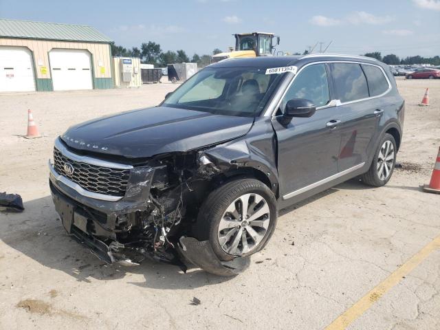 5XYP64HCXMG189792 - 2021 KIA TELLURIDE S GRAY photo 1