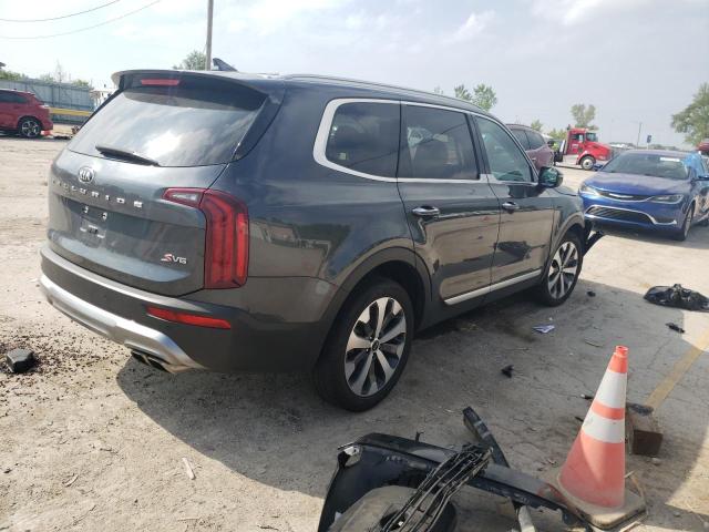 5XYP64HCXMG189792 - 2021 KIA TELLURIDE S GRAY photo 3