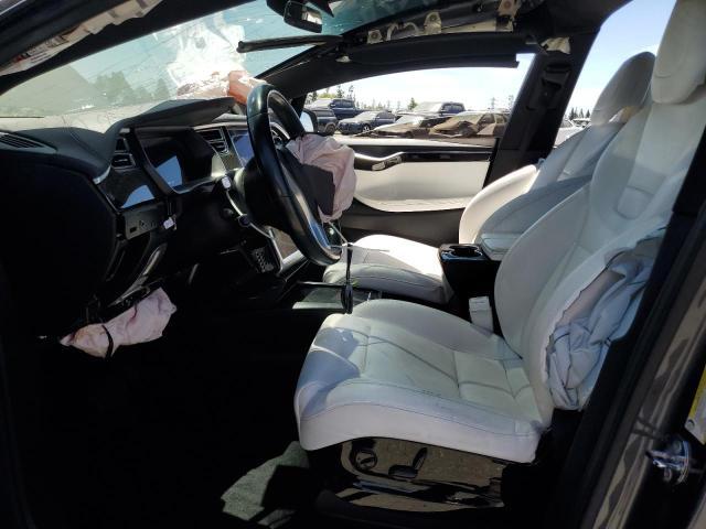 5YJXCBE2XGF021798 - 2016 TESLA MODEL X ნაცრისფერი ფოტო 7