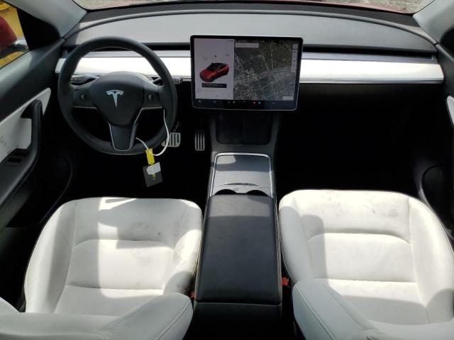 7SAYGDEF6NF341305 - 2022 TESLA MODEL Y RED photo 8