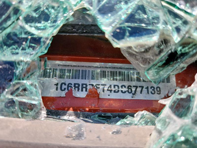 1C6RR7FT4DS677139 - 2013 RAM 1500 ST ORANGE photo 13