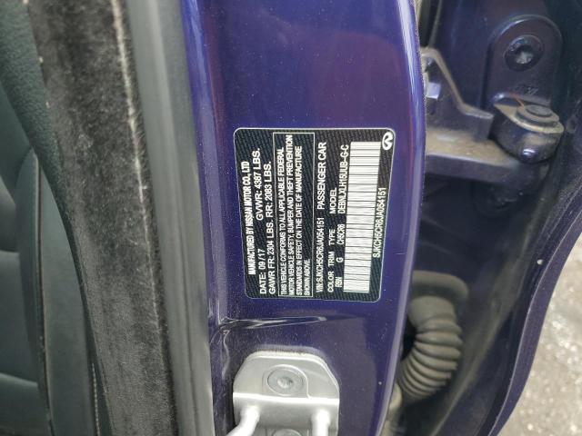 SJKCH5CR6JA054151 - 2018 INFINITI QX30 BASE BLUE photo 13