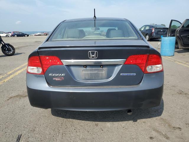 JHMFA3F27AS005038 - 2010 HONDA CIVIC HYBRID GRAY photo 6