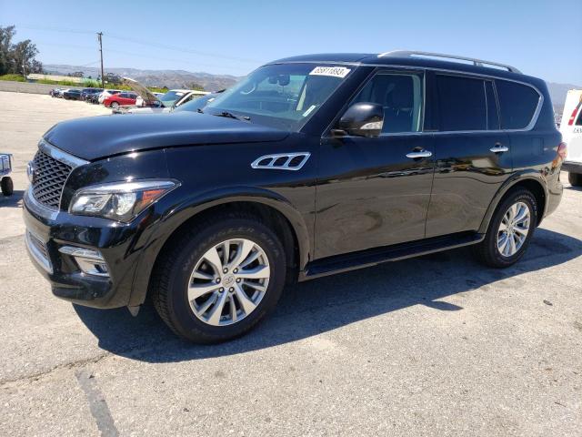 JN8AZ2NF1G9610812 - 2016 INFINITI QX80 BLACK photo 1