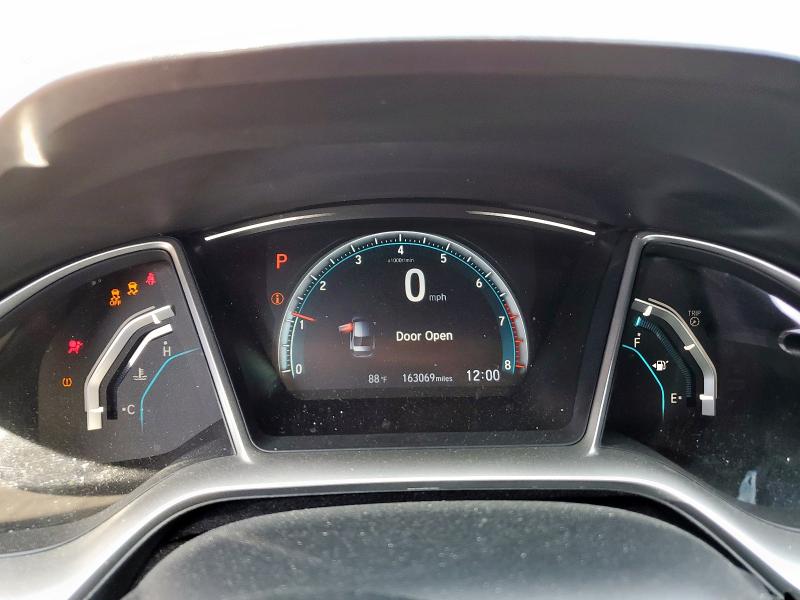 2HGFC2F70JH606561 - 2018 HONDA CIVIC EX SILVER photo 9