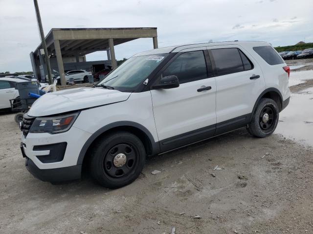 1FM5K8AR4KGB55247 - 2019 FORD EXPLORER POLICE INTERCEPTOR 白色 照片 1