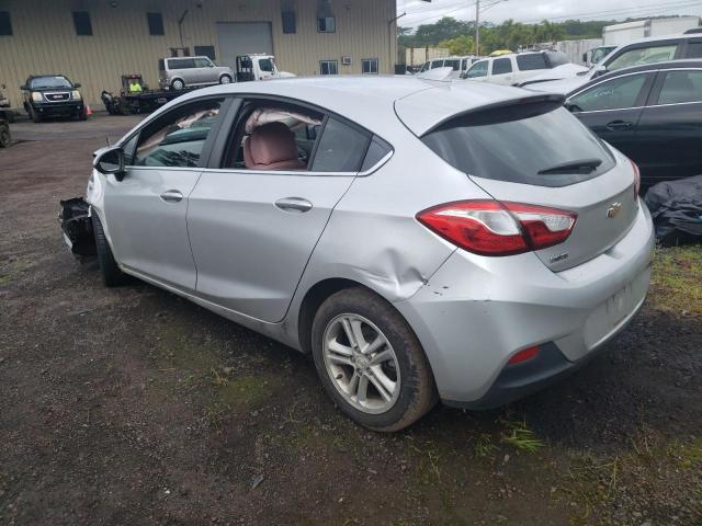 3G1BE6SM4JS600858 - 2018 CHEVROLET CRUZE LT 银色 照片 2