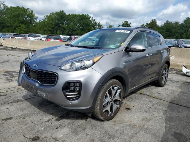 KNDPRCA62J7391573 - 2018 KIA SPORTAGE SX SILVER photo 1