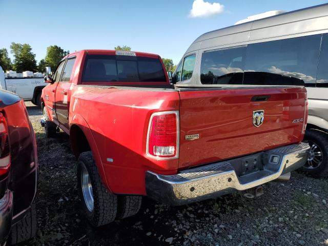 3C63RRJL0DG556074 - 2013 RAM 3500 LARAMIE RED photo 2