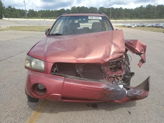 JF1SG65633H709327 - 2003 SUBARU FORESTER 2.5XS Бордовый фото 5