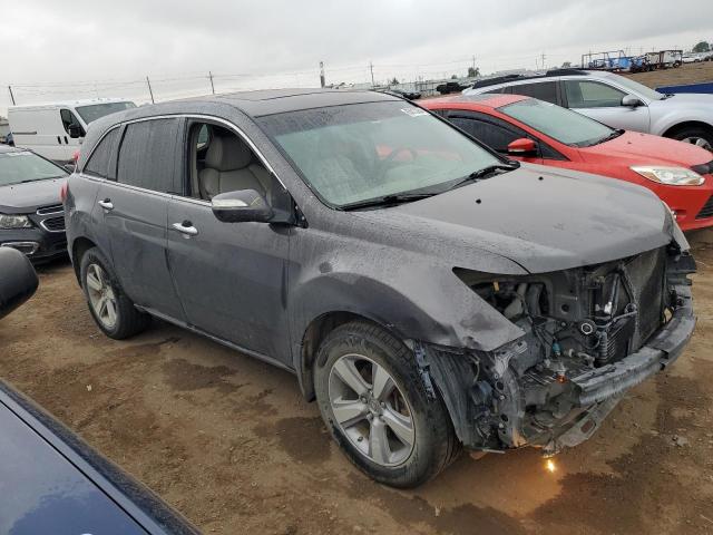 2HNYD2H66BH516576 - 2011 ACURA MDX TECHNOLOGY GRAY photo 4