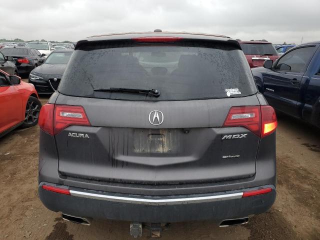 2HNYD2H66BH516576 - 2011 ACURA MDX TECHNOLOGY GRAY photo 6