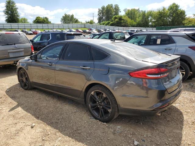 3FA6P0VP1HR177301 - 2017 FORD FUSION SPORT GRAY photo 2