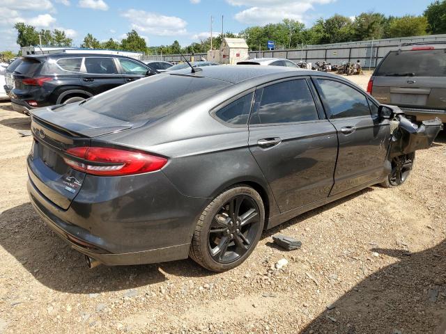 3FA6P0VP1HR177301 - 2017 FORD FUSION SPORT GRAY photo 3