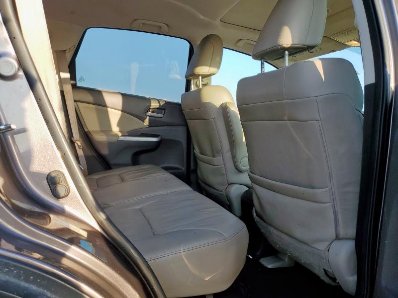 5J6RM3H72DL036639 - 2013 HONDA CR-V EXL GRAY photo 10