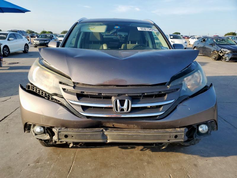 5J6RM3H72DL036639 - 2013 HONDA CR-V EXL GRAY photo 5