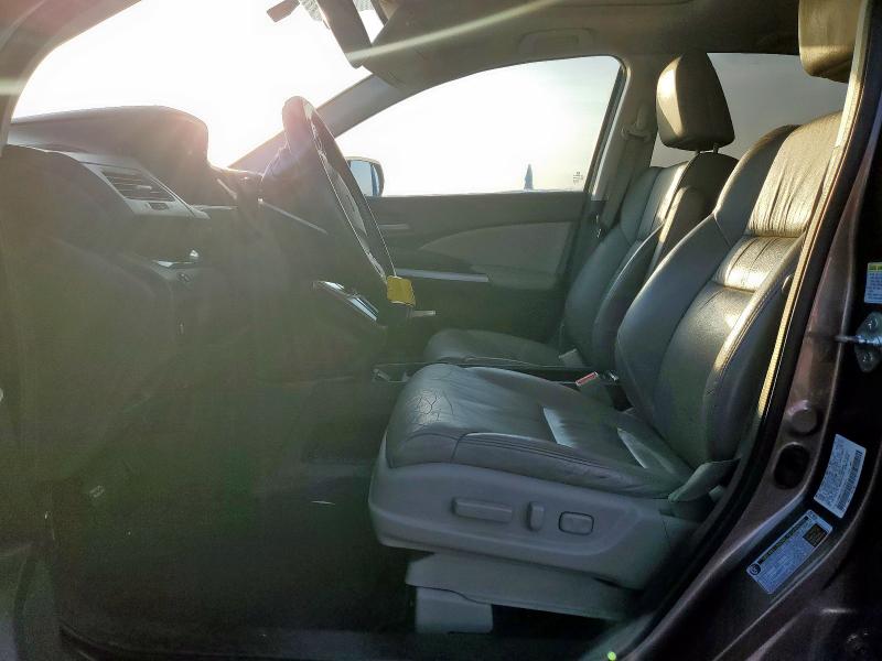 5J6RM3H72DL036639 - 2013 HONDA CR-V EXL GRAY photo 7