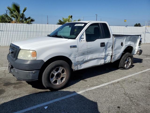 1FTRF12W25NB81139 - 2005 FORD F150 4WD WHITE photo 1