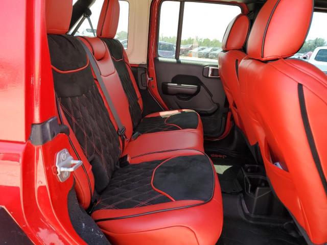 1C4HJXDG7LW335080 - 2020 JEEP WRANGLER U SPORT წითელი ფოტო 10