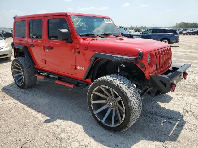 1C4HJXDG7LW335080 - 2020 JEEP WRANGLER U SPORT წითელი ფოტო 4