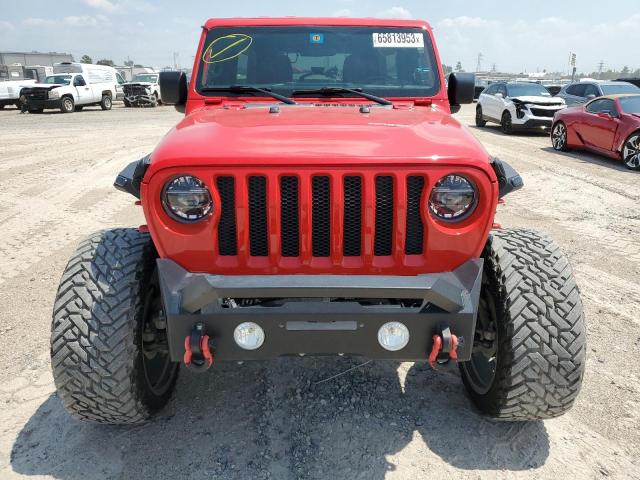 1C4HJXDG7LW335080 - 2020 JEEP WRANGLER U SPORT წითელი ფოტო 5