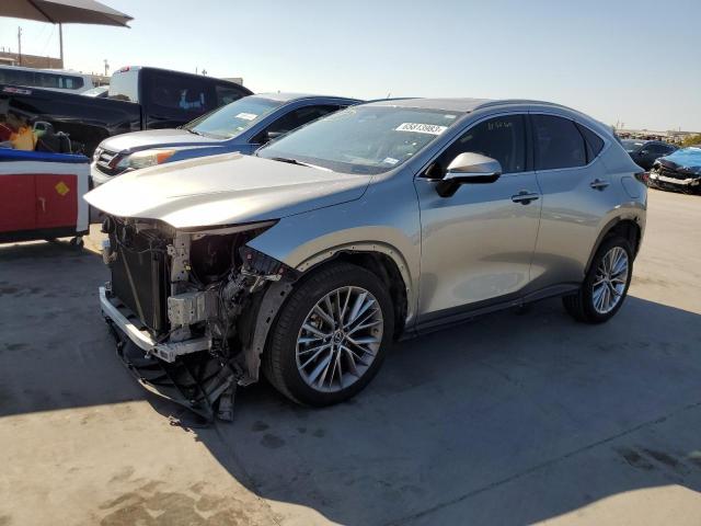 JTJGGCEZ7N2005661 - 2022 LEXUS NX 350 SILVER photo 1