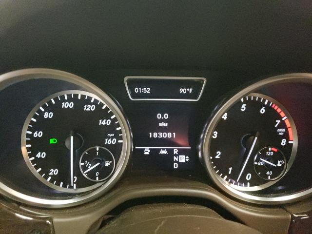 4JGDA5HB2CA017149 - 2012 MERCEDES-BENZ ML 350 4MATIC WHITE photo 9