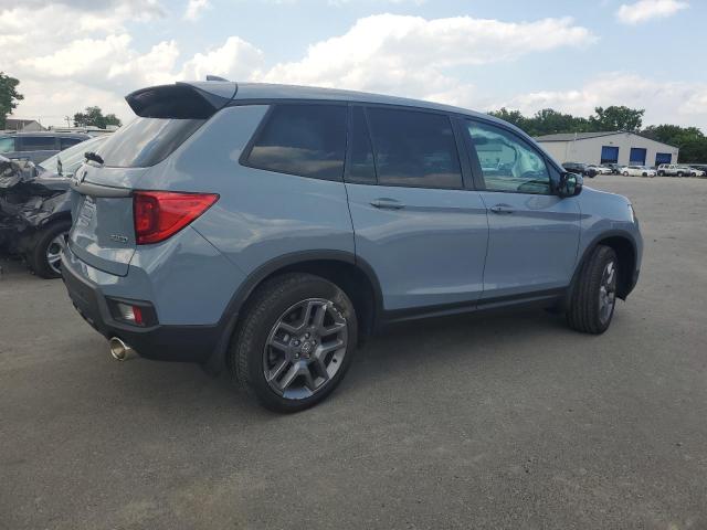 5FNYF8H55PB042580 - 2023 HONDA PASSPORT EXL BLUE photo 3