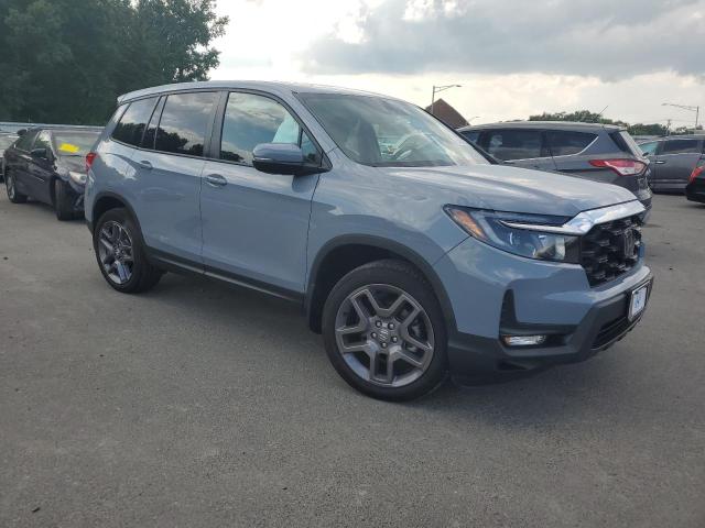 5FNYF8H55PB042580 - 2023 HONDA PASSPORT EXL BLUE photo 4