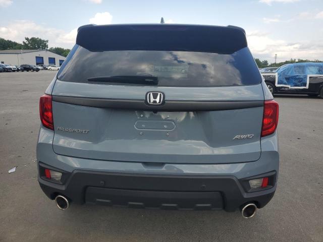 5FNYF8H55PB042580 - 2023 HONDA PASSPORT EXL BLUE photo 6