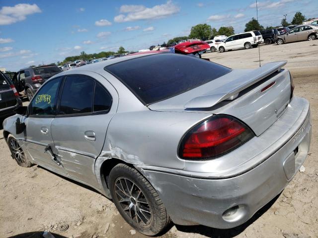 1G2NW52E23C137863 - 2003 PONTIAC GRAND AM GT SILVER photo 2