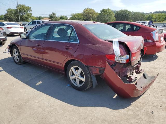 1HGCM56845A056411 - 2005 HONDA ACCORD EX RED photo 2