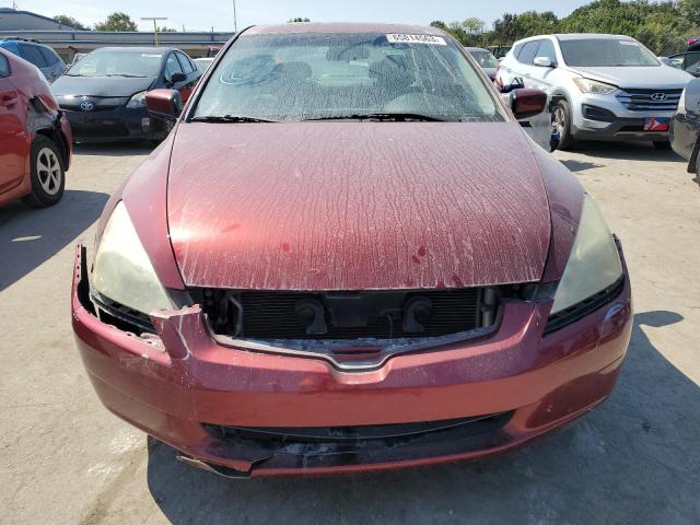 1HGCM56845A056411 - 2005 HONDA ACCORD EX RED photo 5