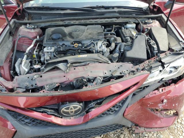 4T1B11HK2JU673184 - 2018 TOYOTA CAMRY L BURGUNDY photo 11