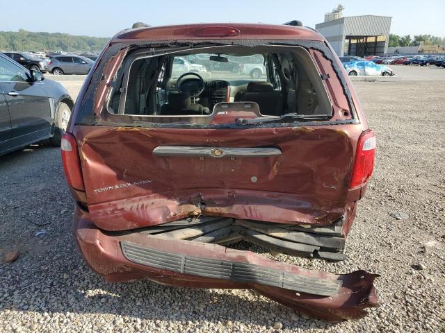 2A4GP44R47R252175 - 2007 CHRYSLER TOWN & COU LX MAROON photo 6