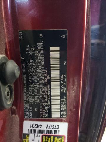 5TDDK4CCXAS029240 - 2010 TOYOTA SIENNA XLE RED photo 13