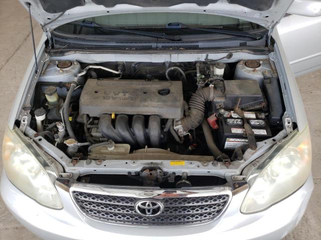 2T1BR30E25C485041 - 2005 TOYOTA COROLLA CE SILVER photo 11