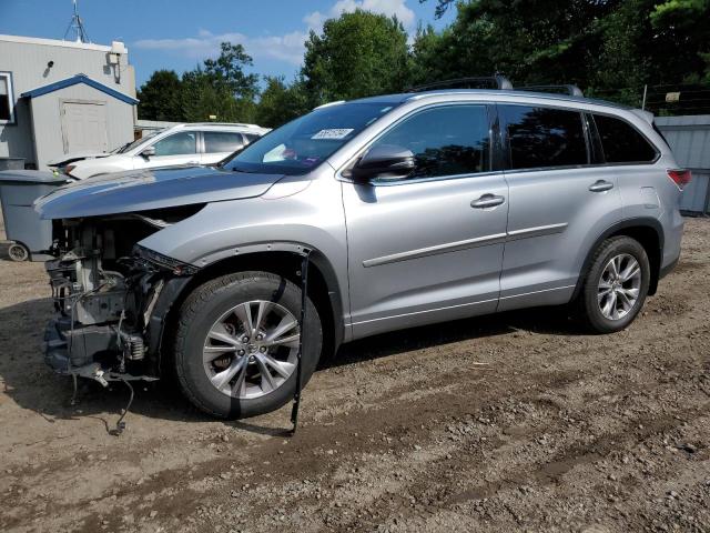 5TDJKRFH0FS092829 - 2015 TOYOTA HIGHLANDER XLE SILVER photo 1