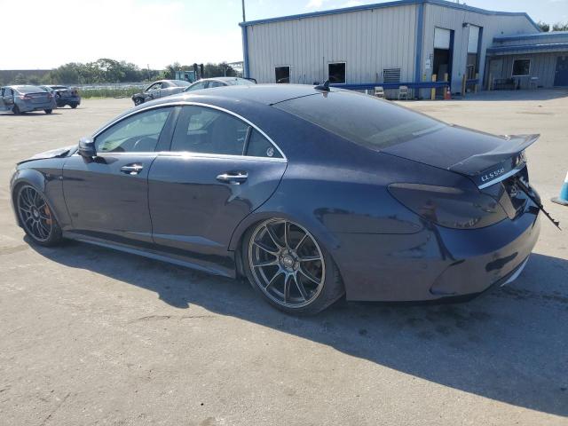 WDDLJ9BB2GA173154 - 2016 MERCEDES-BENZ CLS 550 4MATIC BLUE photo 2