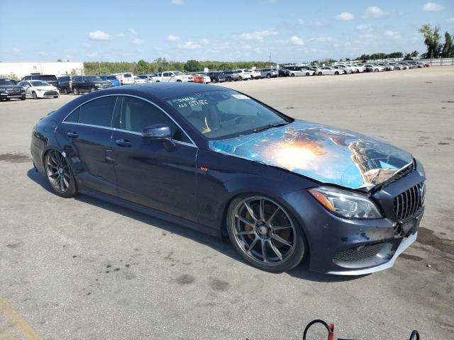 WDDLJ9BB2GA173154 - 2016 MERCEDES-BENZ CLS 550 4MATIC BLUE photo 4