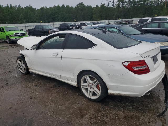 WDDGJ8JB4DG028476 - 2013 MERCEDES-BENZ C 350 4MATIC WHITE photo 2